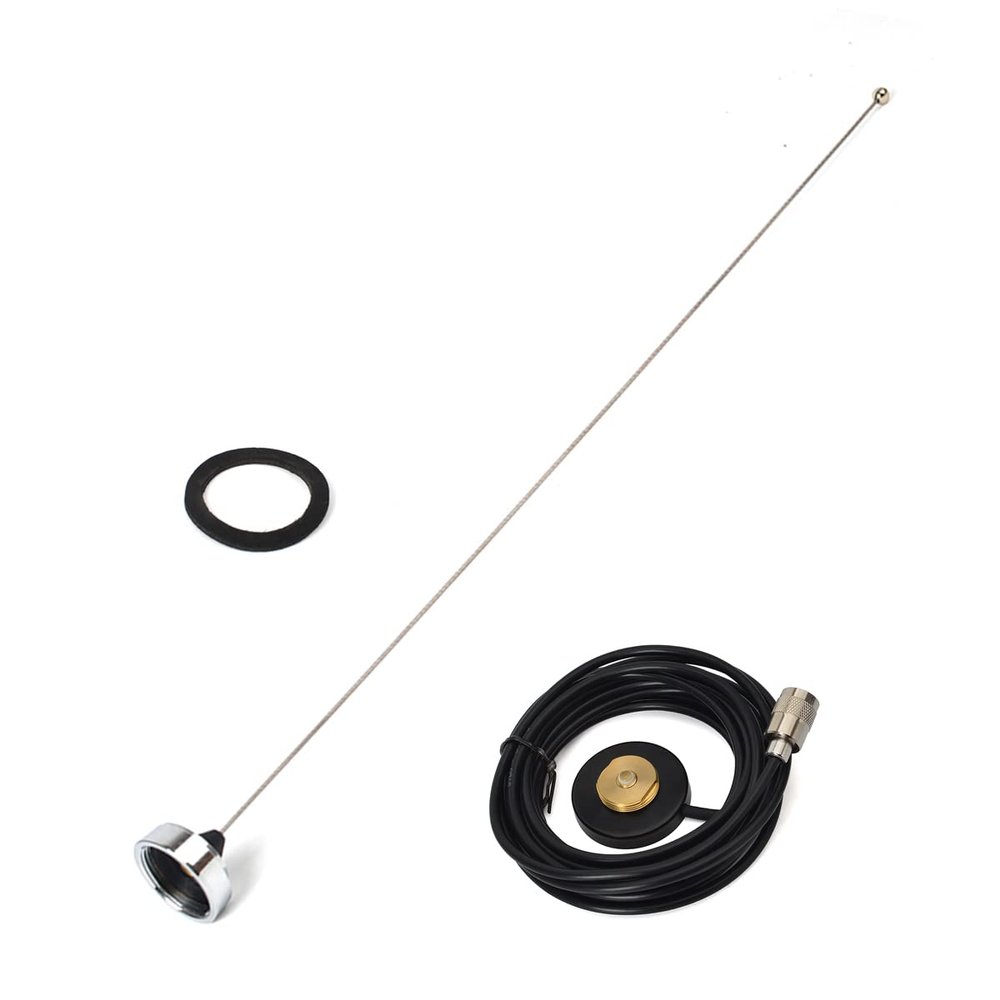 VHF NMO Antenna Bundle with Mini Magnetic Mount Base