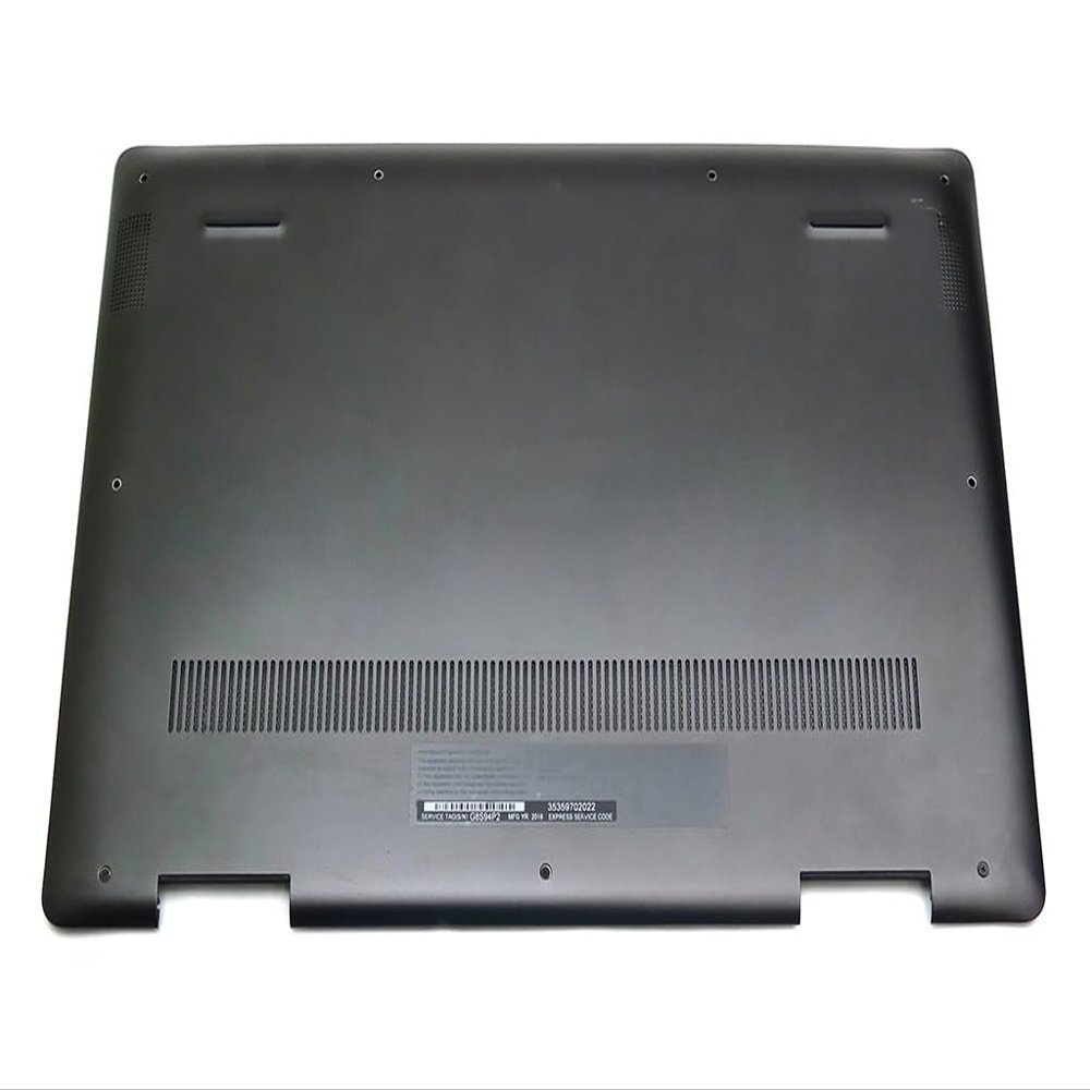 Abyss Black Laptop Base Bottom Case Cover RVV49 0RVV49 CN-0RVV49 Compatible Replacement Spare Part for Dell Inspiron 15 7586 Series