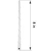 ONE250 8" inch Spiral Flexible Antenna, Compatible with Chevy - Silverado (1999-2024), Colorado (2003-2024), Equinox (2003-2017), Avalanche (2002-2013) - Designed for Optimized FM/AM Reception (White) view 2