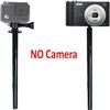 AUXPhome Metal Tripod Extender Tube - 6" Extension Rod with 1/4"-20 Female & Male Threads for DSLR, SLR, Action Cameras & More - Black view 4