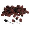 Sanding Set, Nail Sanding Head Sanding Sleeves Sanding Caps, 80# Grit Nail Art Sanding Heads Manicure Polishing Sanding Nail Drills Abrasive Belts Set view 1