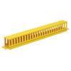 Tripp Lite Horizontal Server Rack Enclosure Cable Manager, Finger Duct with Cover, High-Visibility Yellow Steel, 1U Rack-Mount, Standard 19-Inch, 5-Year Warranty (SRCABLEDUCT1UFC) view 3