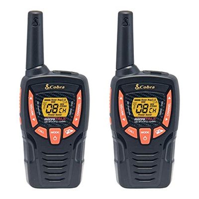 Cobra COBRA ACXT390 Walkie Talkies Rechargeable, Long Range 23 Mile Two Way Radio Set with VOX 2 Pack Renewed