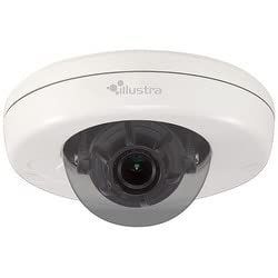 American Dynamics IPS02D2OCWIT Illustra Pro 2 MP IR Network Mini-Dome Camera, 3-9mm, Outdoor, Vandal, Clear, White