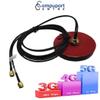 The CompuPort 5G LTE Puck Antenna features MIMO Omni-Directional technology, vandal resistance, both screw, and Double-sided Tape mount, and comes with 3-foot dual diversity SMA male connector cables. view 2