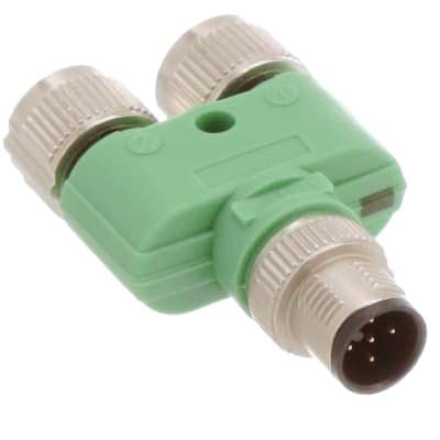 1523971, Y-Splitter, P: Str M12 M 5P to S1S2: Str M12 F 5P, P1/3/5-Sk1/3/5, k:1,2; P4-S14, P2-S24, SAC-3P-Y/2XFS PE SCO