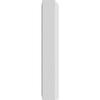 Ekena Millwork PBP030X060X100FOS07 Standard Foster Star PVC Plinth Block with Beveled Edge, 3"W x 6"H x 1"P view 3