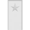 Ekena Millwork PBP035X070X050FOS07 Standard Foster Star PVC Plinth Block with Beveled Edge, 3 1/2"W x 7"H x 1/2"P view 2