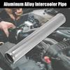 X AUTOHAUX OD 1.8" Length 12" Aluminum Alloy Tube Intercooler Pipe view 2