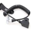 ZBLZGP Power Cable D-tap to Right Angle 0B 6 Pin Male for DJI Wireless Focus Motor (Elbow Coiled Cable) view 2