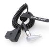 ZBLZGP Power Cable D-tap to Right Angle 0B 6 Pin Male for DJI Wireless Focus Motor (Elbow Coiled Cable) view 3