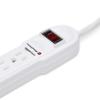 Amazon Basics 6-Outlet Surge Protector Power Strip, 6-Foot Long Cord, 790 Joule - White & High-Speed HDMI Cable (18 Gbps, 4K/60Hz) - 6 Feet, Black view 4