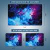 15.6" Laptop Notebook Skin Sticker Cover Decal and RICHEN 14 15 15.4 15.6 inch Laptop Shoulder Bag, Galaxy view 2