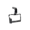 BGNing Aluminum Camera Cage, Camera Protective Case w/Handle Cold Shoe Mount Rig Stabilizer Rail Rod System Kit Compatible with Fujifilm XT4 (Handle B kit) view 1