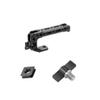 BGNing Aluminum Camera Cage, Camera Protective Case w/Handle Cold Shoe Mount Rig Stabilizer Rail Rod System Kit Compatible with Fujifilm XT4 (Handle B kit) view 3