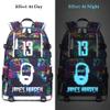 FANwenfeng Basketball Player J-Harden Luminous Backpack Travel Daypacks Fans Bag for Men Women (Style 10) view 2