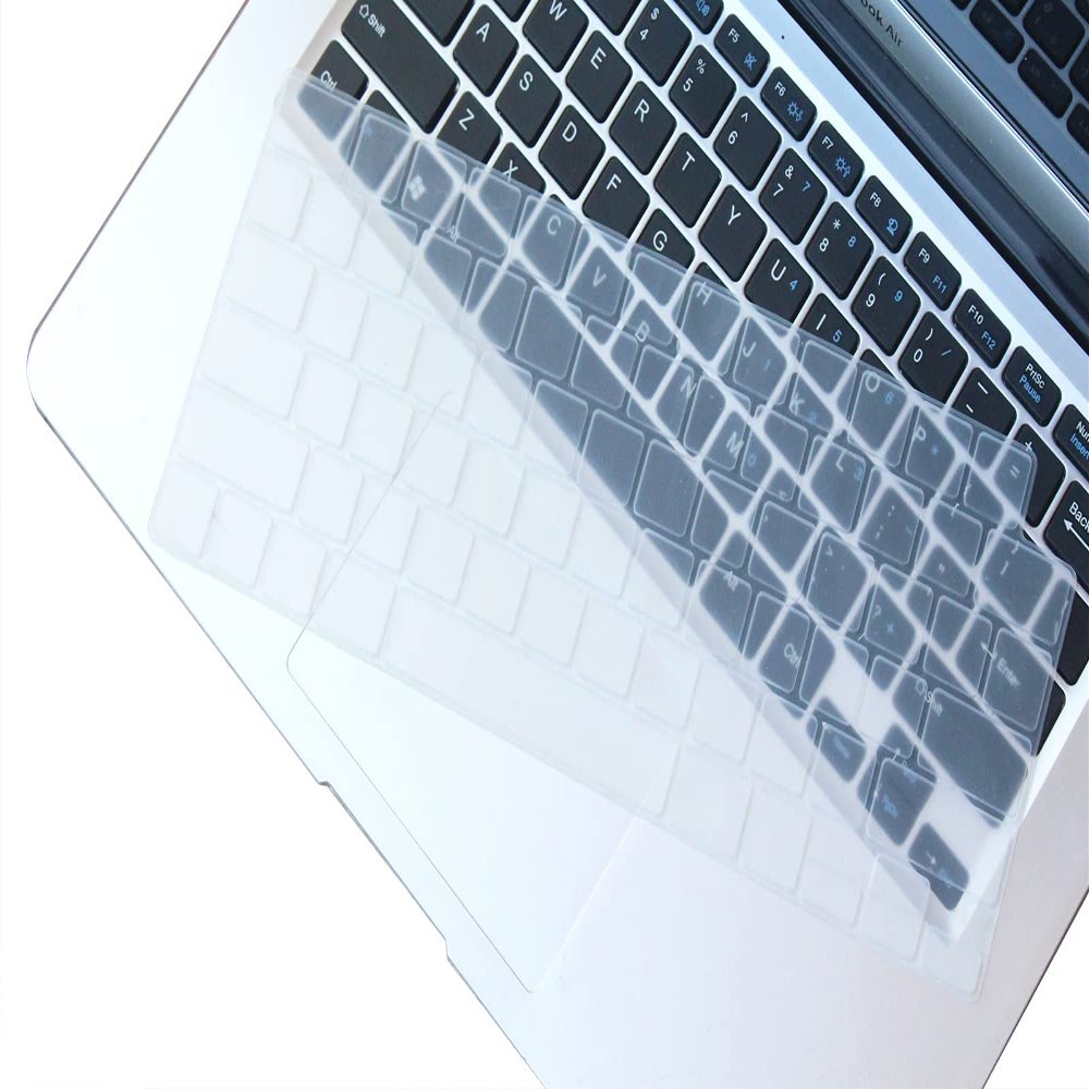 Keyboard Skin Compatible with MacBook Pro 14 & 16 M5 M4 M3 M2 A3434 A3112 A3185 A3401 A2918 A2992 A2779 A2442 A3403 A3186 A2991 A2780 A2485, MacBook Air 15.3 13.6 inch A3114 A2941 A3113 A2681 (Clear)