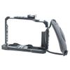 BGNing Aluminum Camera Cage, Camera Protective Case w/Handle Cold Shoe Mount Rig Stabilizer Rail Rod System Kit Compatible with Fujifilm XT4 (with Hand Strap) view 4