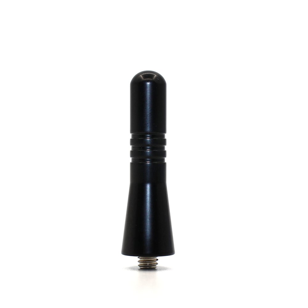 Universal Car Short Antenna 1.2/1.5/2 inch, AM/FM Roof Mount Car Radio Antenna Mast, with M4 M5 M6 Threaded Adapter Compatible with Toyota Honda Nissan Ford Subaru GMC (2 inch)