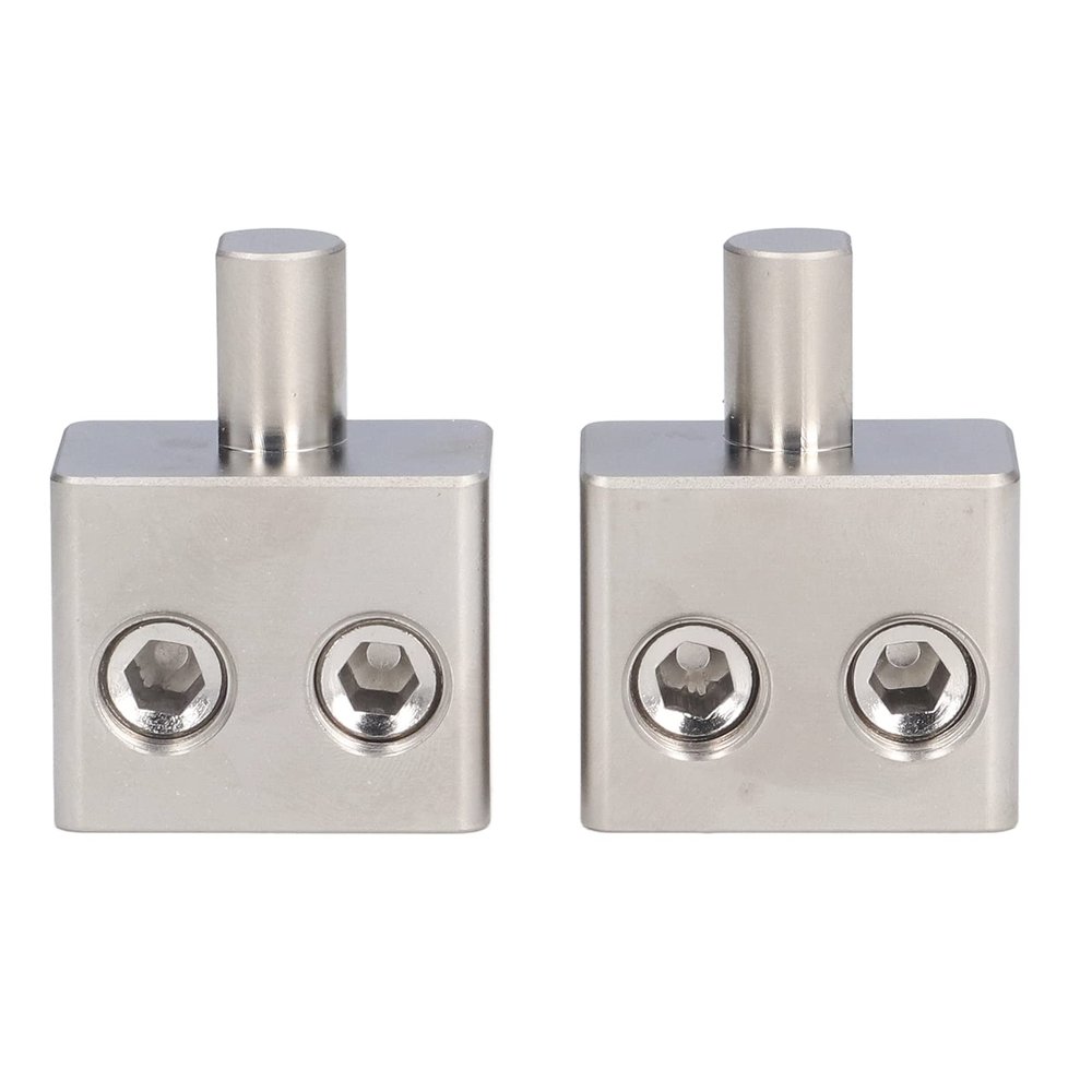 Aramox 2 Pcs Car Audio Amplifier Dual Input 1/0 Gauge to 1/0 Gauge Amp Input Reducers Discharge Bottle One Point Two Pure Copper Splitter