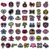 200Pcs Neon Style Stickers Decals, Cool Neon Light Stickers for Kids Teens Adults, Waterproof Vinyl Stickers for Laptop Water Bottle Guitar Skateboard view 2