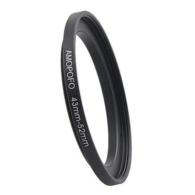 43mm Lens to 52mm Camera Filter Ring Compatible with for All Brands 43mm Lens and 52mm UV,ND,CPL Camera Filter Accessories