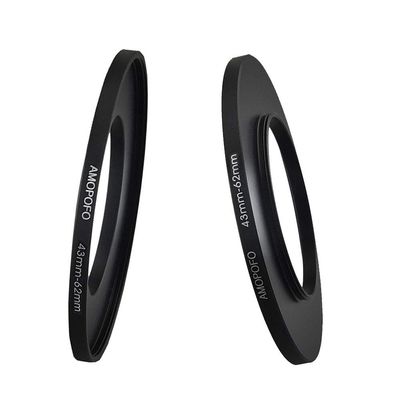 43mm Lens to 62mm Camera Filter Ring Compatible with for All Brands 43mm Lens and 62mm UV,ND,CPL Camera Filter Accessories