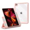 ABEIFAN Detachable for iPad Air 11 inch M3/M2 Case, iPad Air 5th/4th Gen Cover with Pencil Holder, Clear Acrylic Inner Cover for iPad Pro 11 inch (4th/3rd/2nd/1st) Magic Case, Auto Sleep/Wake, Pink view 1