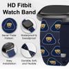Affinity Bands Pumas HD Watch Band Compatible with Fitbit Versa 3 & Sense 1 (Long Repeating) view 3