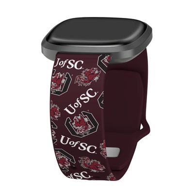 Affinity Bands South Carolina Gamecocks HD Watch Band Compatible with Fitbit Versa 3 & Sense 1 (Long Random)