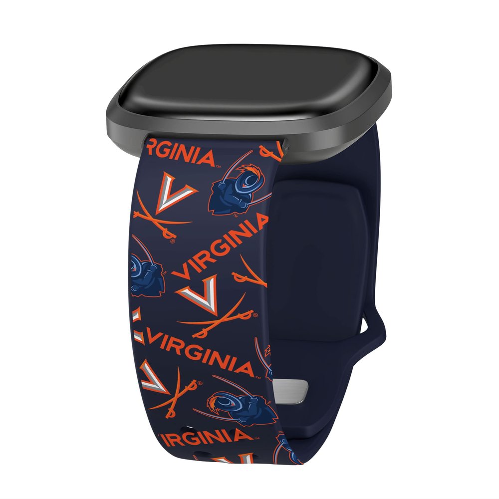 Affinity Bands Virginia Cavaliers HD Watch Band Compatible with Fitbit Versa 3 & Sense 1 (Long Random)
