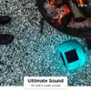iHome IHRK-500LTMS-PR Solar Rechargeable 30W Outdoor LED Rock Speaker, Weatherproof, Wireless, Multi-Link Surround Sound, for Pool and Garden - Pair view 2