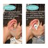 Adjustable Ear Hooks Compatible with AirPods 4, 3, 1, 2 and Pro & All in-Ear Headphones with Stems - 2 Pairs Secure & Comfortable Prevent Falls Ear Holders for Headphones - Easy to Install view 2