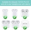 Adjustable Ear Hooks Compatible with AirPods 4, 3, 1, 2 and Pro & All in-Ear Headphones with Stems - 2 Pairs Secure & Comfortable Prevent Falls Ear Holders for Headphones - Easy to Install view 4