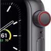 Apple Watch SE (GPS + Cellular, 44mm) Space Gray Aluminum Case with Midnight Sport Band (Renewed) view 4
