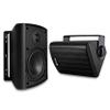 iHome IHSI-W400BT-PR-BLK Bluetooth 4-Inch 100W Weatherproof Speakers, Indoor/Outdoor, Wall/Ceiling Mount, Surround Sound, Pair - Ideal for Home Parties view 1