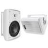 iHome IHSI-W400BT-PR-WHT Bluetooth 4" 100W Weatherproof Speakers, Indoor/Outdoor, Wall/Ceiling Mount, Surround Sound, Pair - Suitable for Home Parties view 1