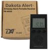 Wireless Driveway Alarm Portable Receiver PR-4000 - Compatible with Dakota Alert 4000 Transmitters | Battery-Powered Monitor Comes with USB Charger & Belt Clip, Driveway Alarms Wireless view 1