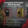 Long Range Motion Sensor System- Dakota Alert MTPR-4000 Wireless Motion Detector & Receiver, Camping Perimeter & Trip Wire Alarm Device, Monitor Driveways, Backyards, Entrances, Deer Trails and More view 2