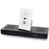 C2G 4K HDMI HDBaseT + USB-B and RS232 Wall Plate Transmitter to Receiver view 1