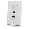 C2G 4K HDMI HDBaseT + RS232 and IR Single Gang Wall Plate Transmitter view 2