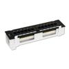 Wall Mount 12 Port Cat6 Patch Panel, 110 Type, 568A & 568B Compatible, 10 inch view 1