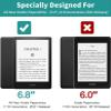 Case for 6.8 Inch Kindle Paperwhite 11th Generation 2021,PU Leather with Auto Wake/Sleep Folio Stand Cover for Amazon Kindle Paperwhite Signature Edition E-Reader,Beautiful Pink Flower view 2