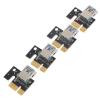 Beaupretty 4pcs Pci-e to Riser Cards to Pci- for Mining and Easy to Install Compatible Desktop Graphics Cards view 1