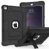 TIMISM for iPad Air 2 Case, Military-Grade Shockproof & Proof Cover with Kickstand | Heavy Duty 3-Layer Protective Case for iPad Air 2nd Generation 9.7-inch 2014 (Model A1566/A1567), Black view 1