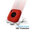Geiomoo Silicone Case for Tile Mate 2024, Tile Mate 2022 Tracker, Soft Flexible Scratch Resistant Cover with Carabiner (Red) view 3