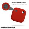 Geiomoo Silicone Case for Tile Mate 2024, Tile Mate 2022 Tracker, Soft Flexible Scratch Resistant Cover with Carabiner (Red) view 4