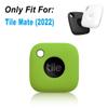 Geiomoo Silicone Case for Tile Mate 2024, Tile Mate 2022 Tracker, Soft Flexible Scratch Resistant Cover with Carabiner (Fluorescent Green) view 2