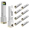 OPSTRAN 1000BASE-T SFP RJ45 Copper Transceiver Module Compatible with Juniper QFX-SFP-1GE-T SRX-SFP-1GE-T EX-SFP-1GE-T 100m Cat5e/6 10 Pack view 1