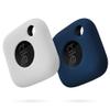 Geiomoo Silicone Case for Tile Mate 2024, Tile Mate 2022, Soft Scratch Resistant Cover with Carabiner (2 Pack White+Navy Blue) view 4